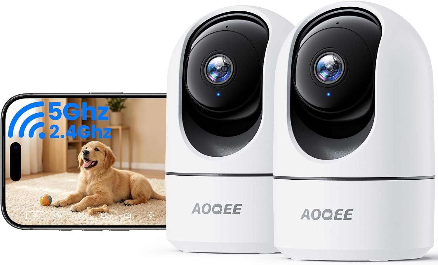 AOQEE 5G Cameras for Home Security Indoor